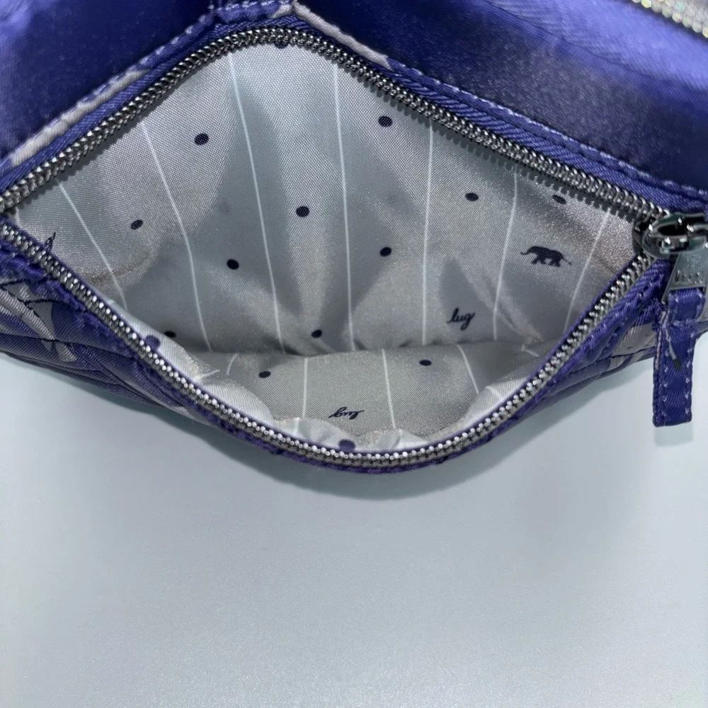 Lug super coupe 2 crossbody elephant purple removable strap belt bag